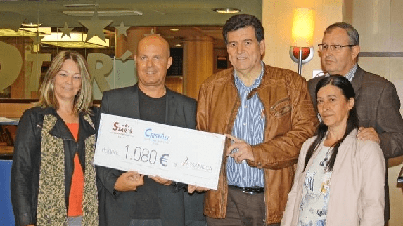 Entrega xec Bingos 2014 and
