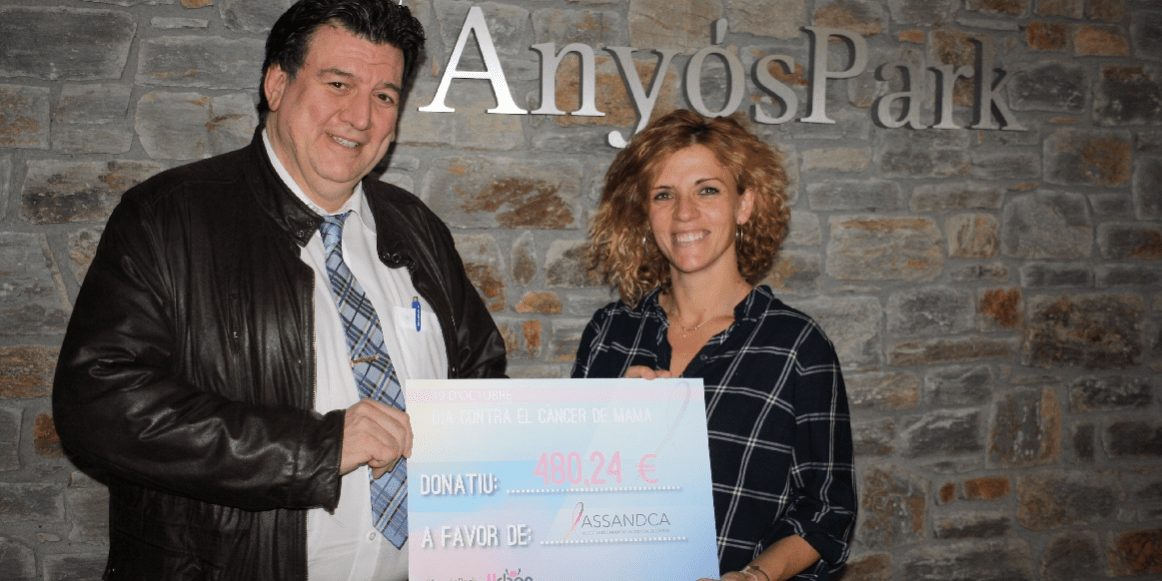 Entrega xec Anyós Park Entrega xec Anyós Park and
