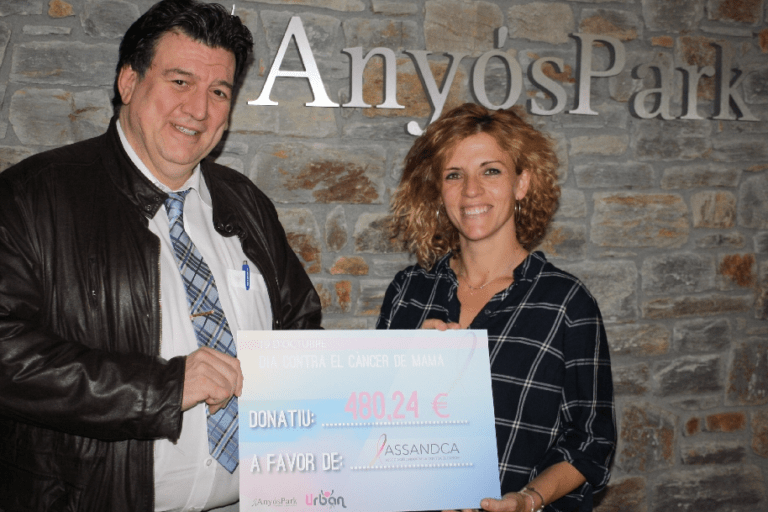 Entrega xec Anyós Park Entrega xec Anyós Park and