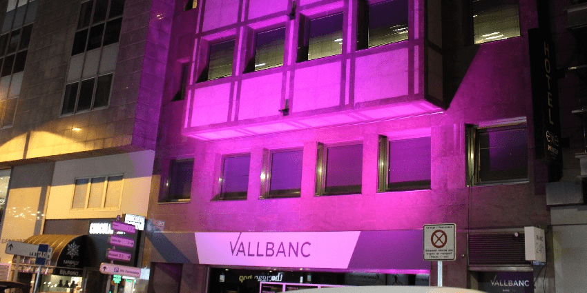 Il·luminació façana vall Banc Il·luminació façana vall Banc andorra