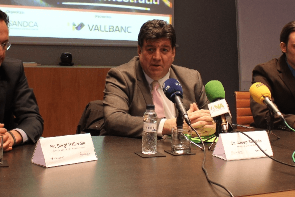 Roda de premsa activitats Dia Mundial Contra el Càncer Roda de premsa activitats Dia Mundial Contra el Càncer Vall Banc ASSANDCA