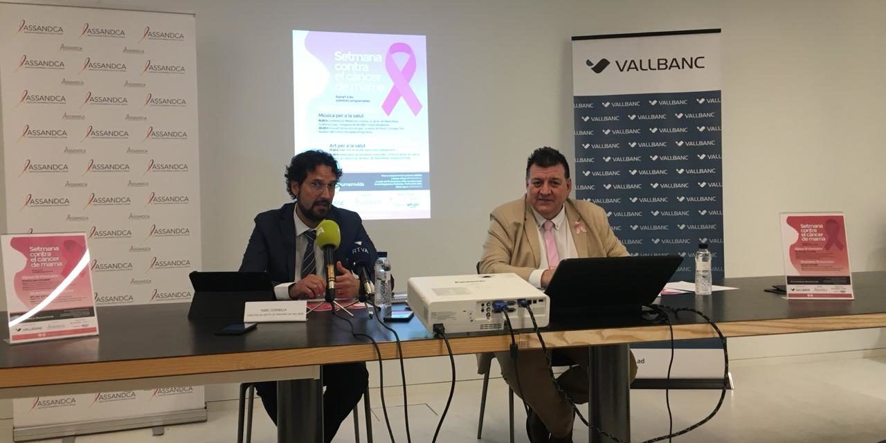 Setmana contra el càncer de mama 2018 Andorra ASSANDCA Vall Banc