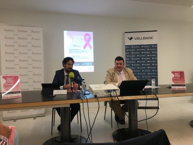 Setmana contra el càncer de mama 2018 Andorra ASSANDCA Vall Banc