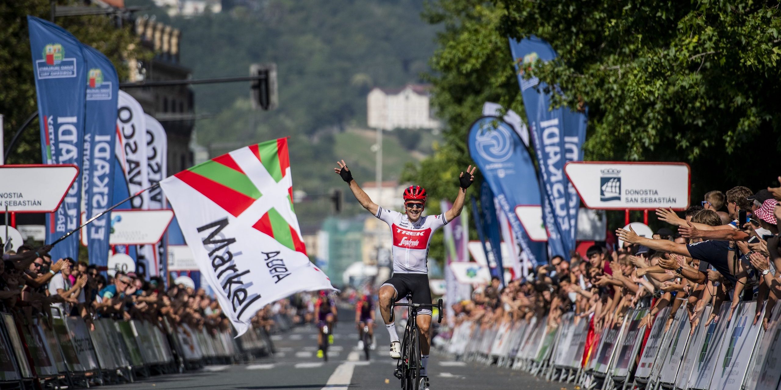 El ciclista basc Markel Irizar Markel Irizar a la Clásica de San Sebastián