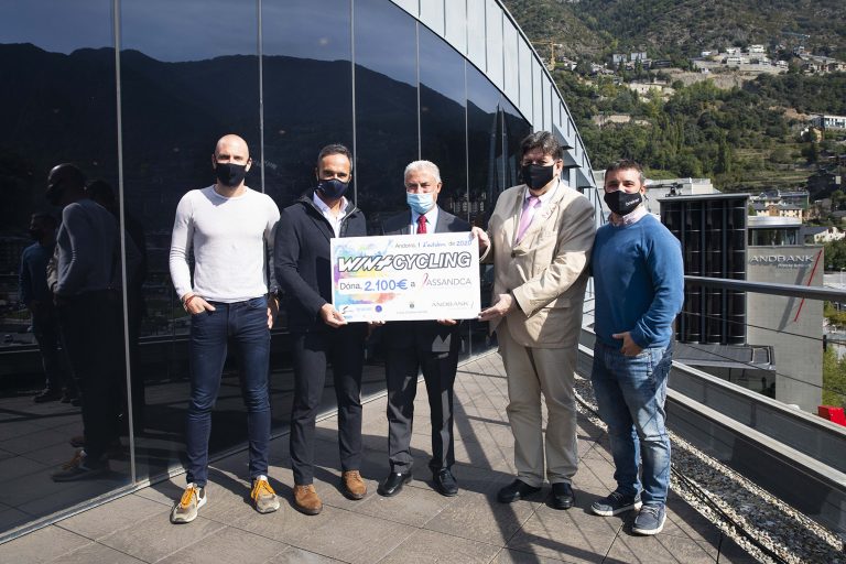 Lliurament taló Andbank Wintcycling 2020