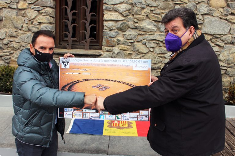 Sergio Gracia ha fet donació a Assandca